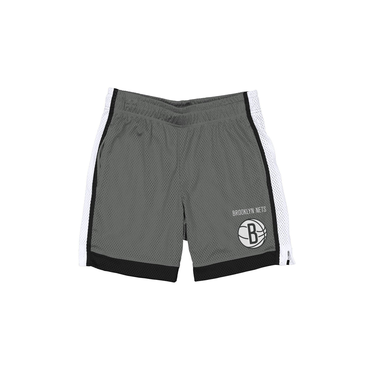 Gray Brooklyn Nets New Era Team Color Summer Shorts
