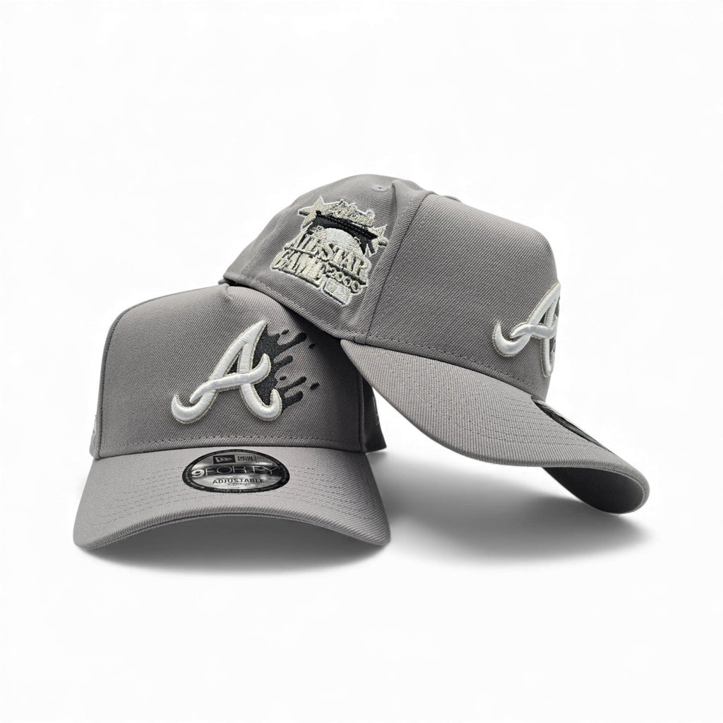 Gray Atlanta Braves Gray Bottom Curved Brim 2000 All Star Game Side Patch New Era 9Fifty A-frame Snapback
