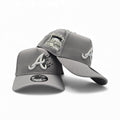 Gray Atlanta Braves Gray Bottom Curved Brim 2000 All Star Game Side Patch New Era 9Fifty A-frame Snapback