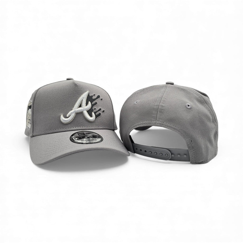 Gray Atlanta Braves Gray Bottom Curved Brim 2000 All Star Game Side Patch New Era 9Fifty A-frame Snapback