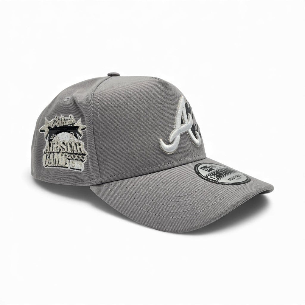 Gray Atlanta Braves Gray Bottom Curved Brim 2000 All Star Game Side Patch New Era 9Fifty A-frame Snapback