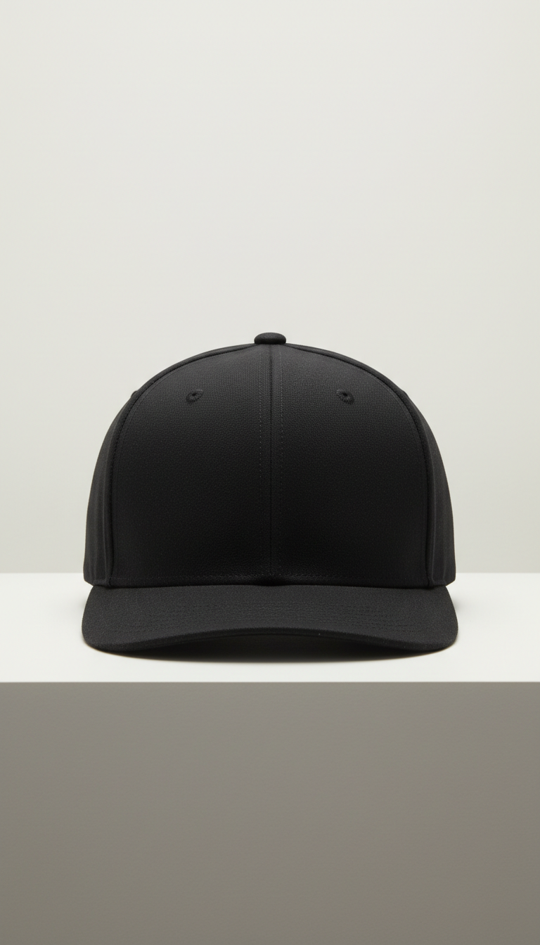 Heritage black fitted cap